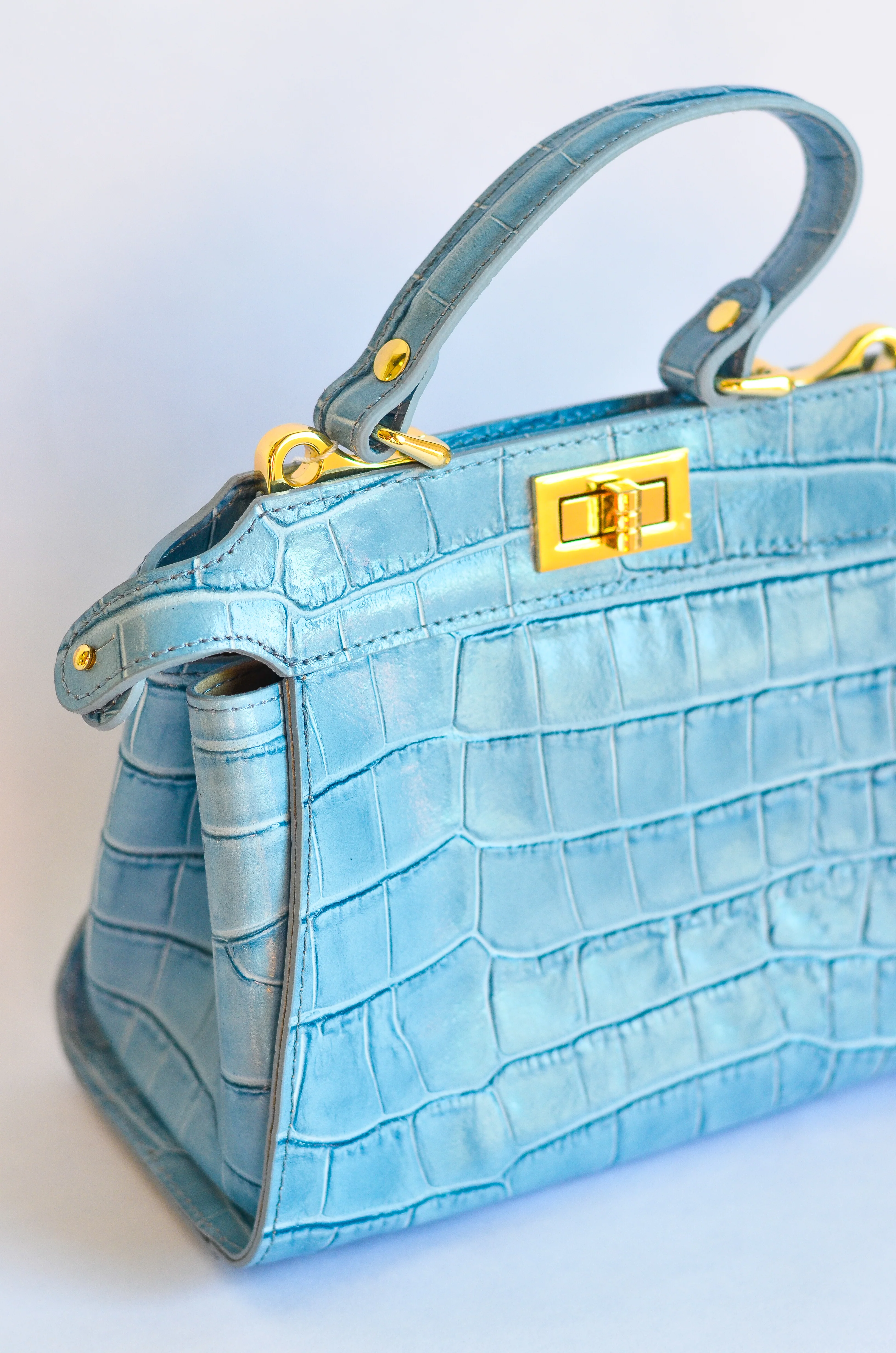 Parma Croc Purse - Image 3