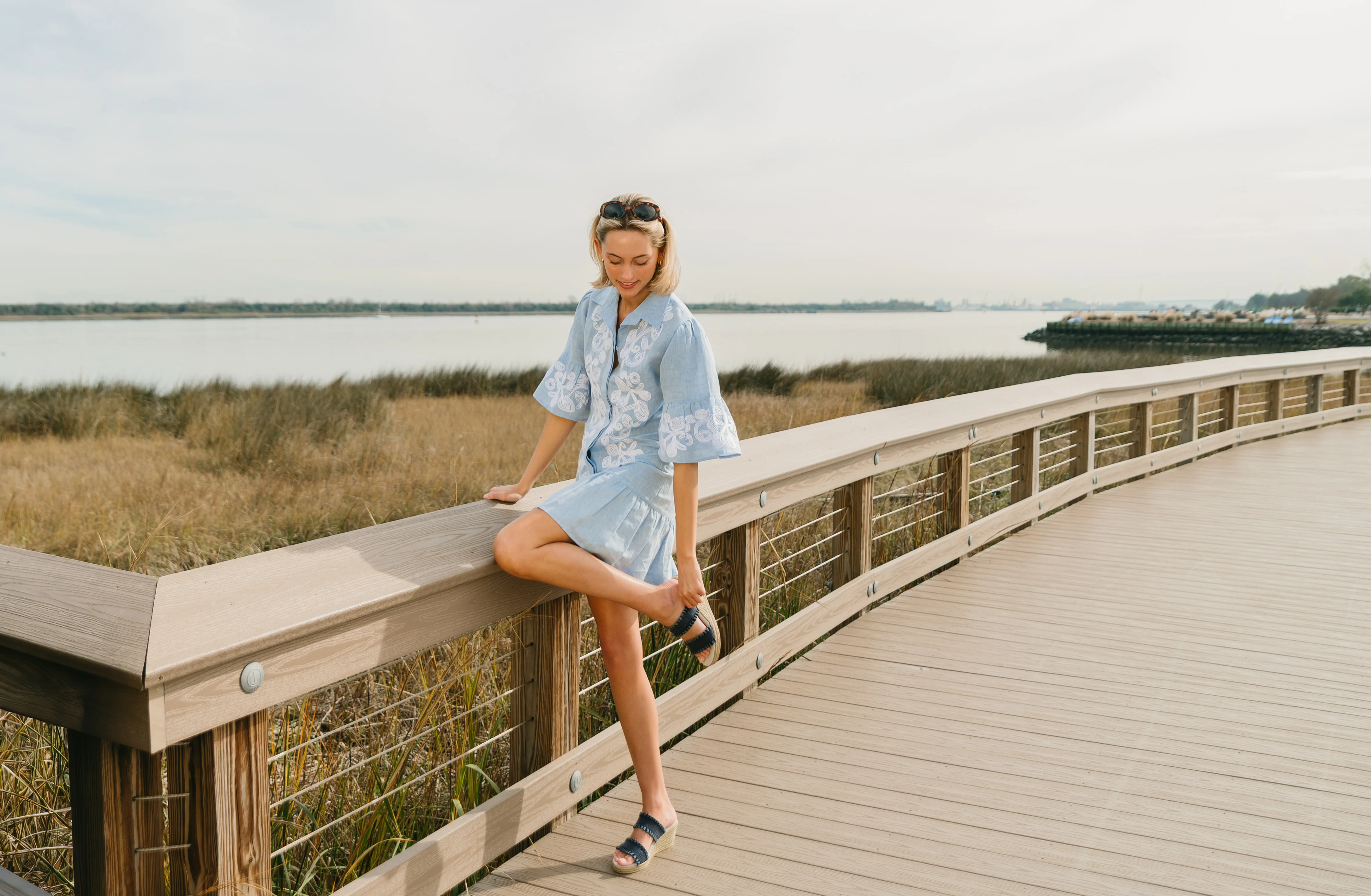 Dorset Backless Wedge Sandal - Image 5