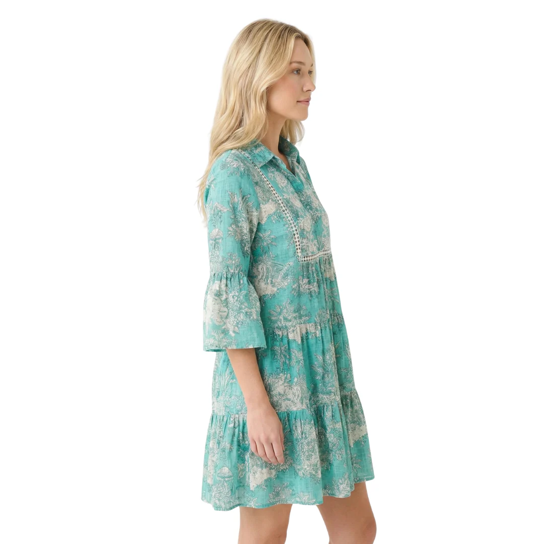 Green Toile Dress - Image 2