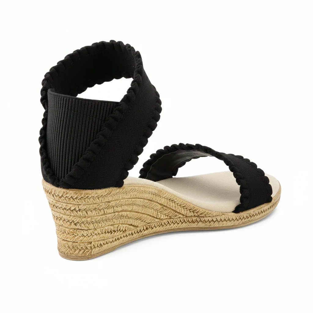 Mana Ruffle Wedge Sandal - Image 11