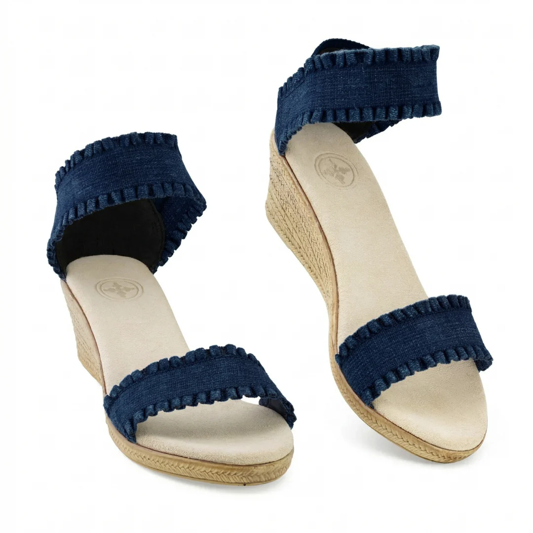 Mana Ruffle Wedge Sandal - Image 15