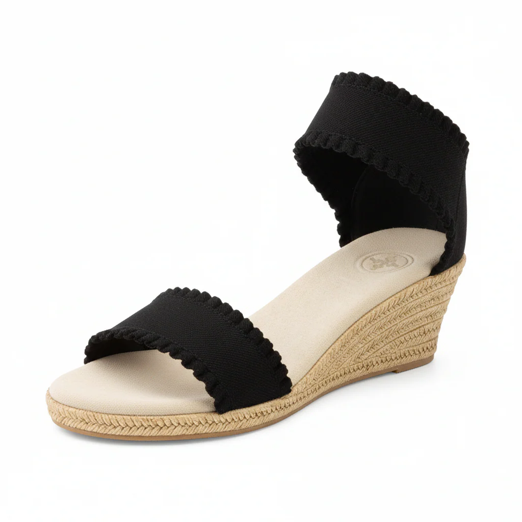 Mana Ruffle Wedge Sandal - Image 9