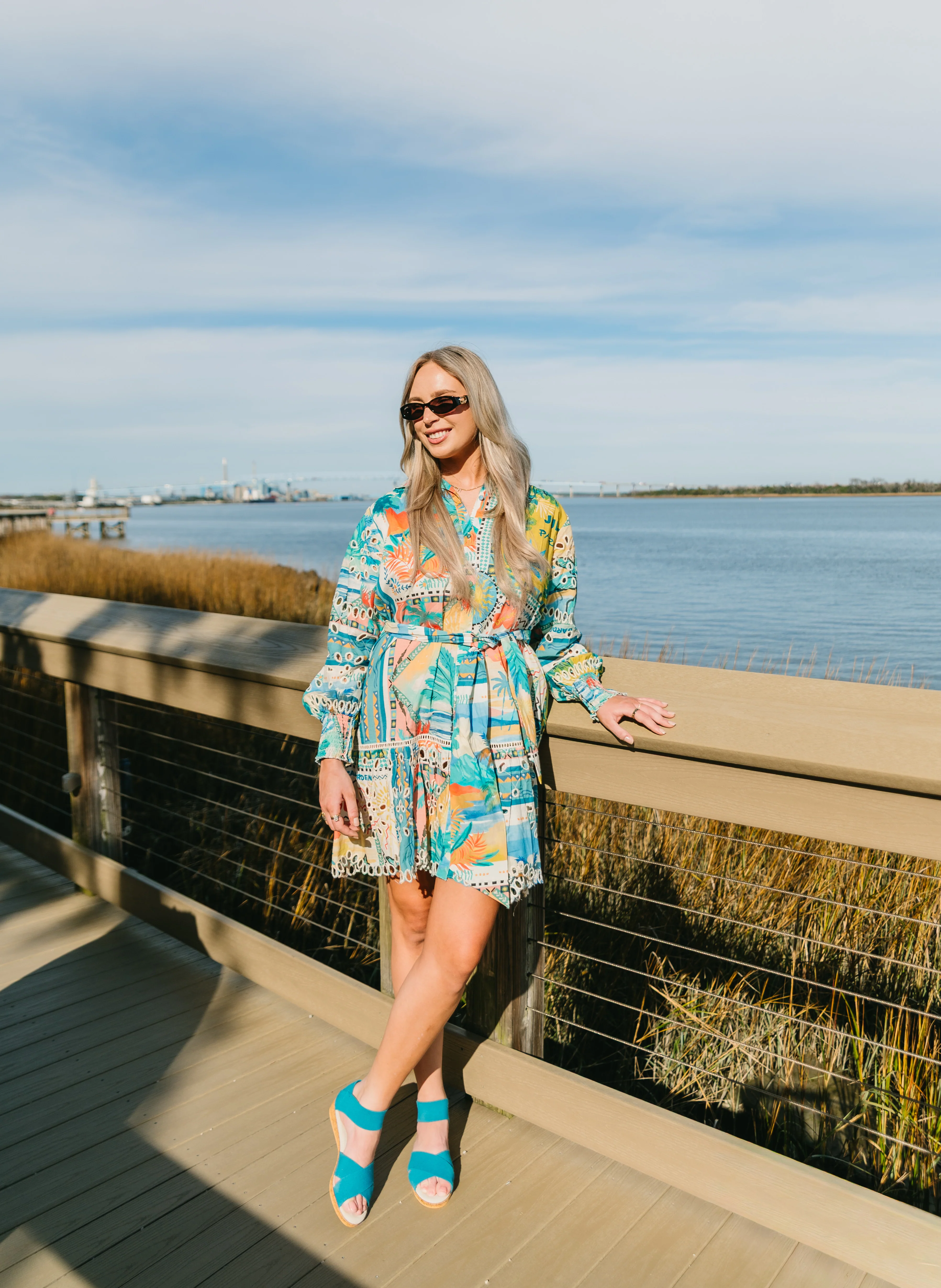 Postcard Paradise Dress - Image 3