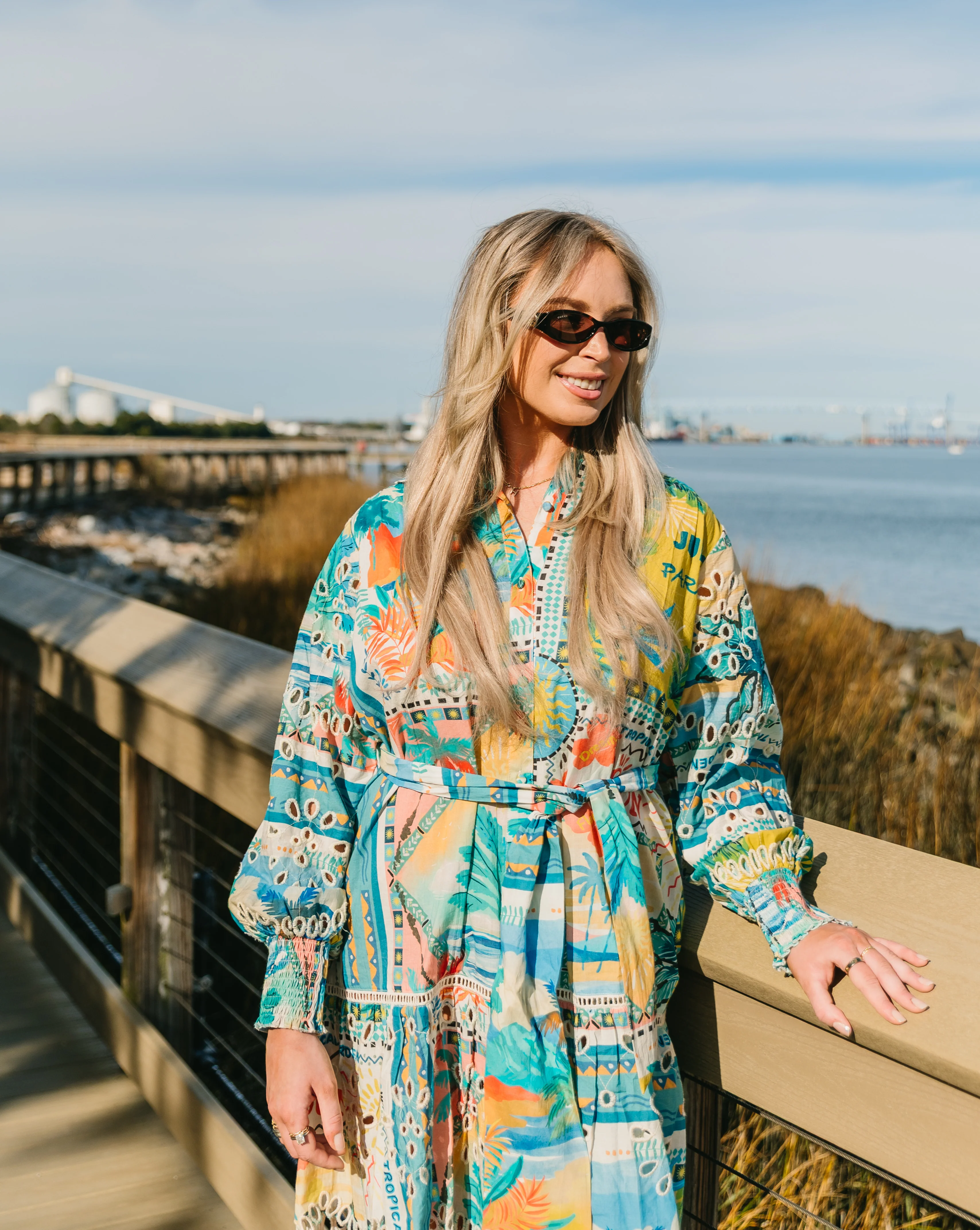 Postcard Paradise Dress - Image 4