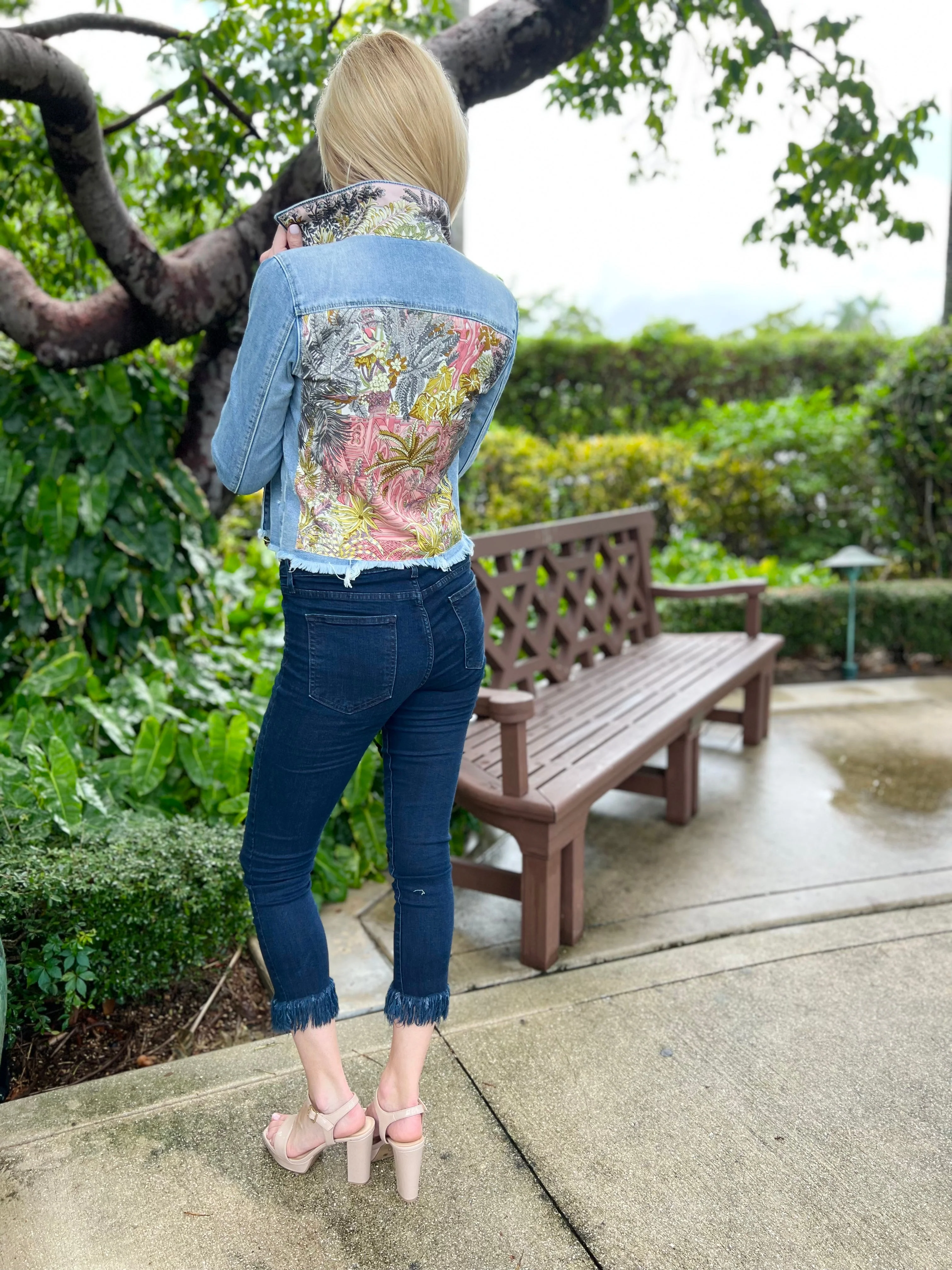The Light Denim Jacket / Fall of Mauve - Image 2